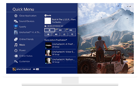 spotify playstation