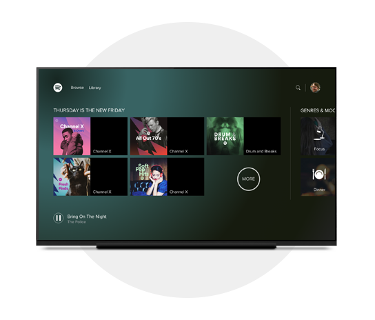 spotify su tv hisense